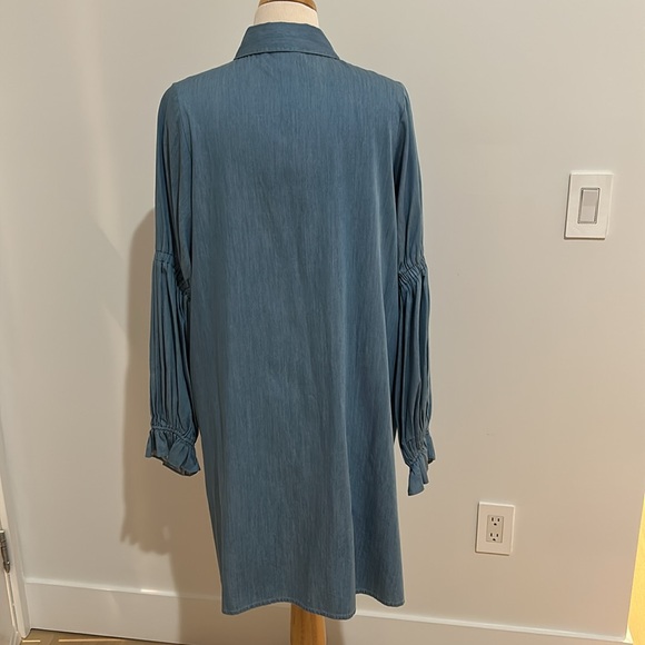 Rare Rora by Ashley Gill Lola light blue shirt dress - Picture 6 of 6